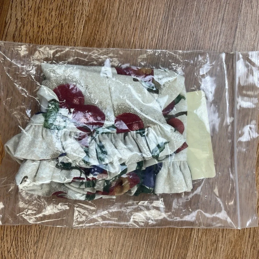 Longaberger Fabric Liner for Small Peg Basket Fruit Medley NEW LINER‎ ONLY